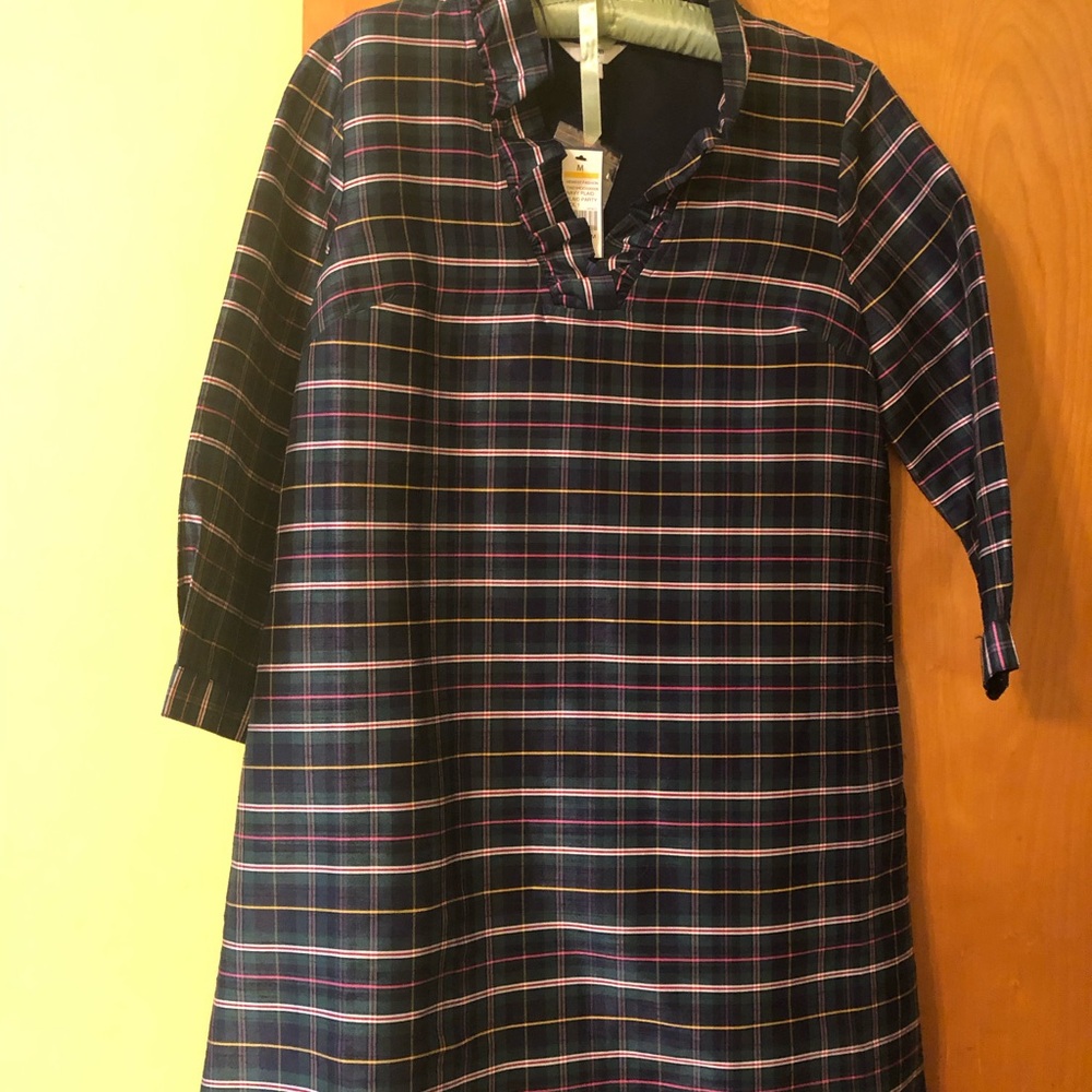 Crown & Ivy Plaid Long Sleeve Dress